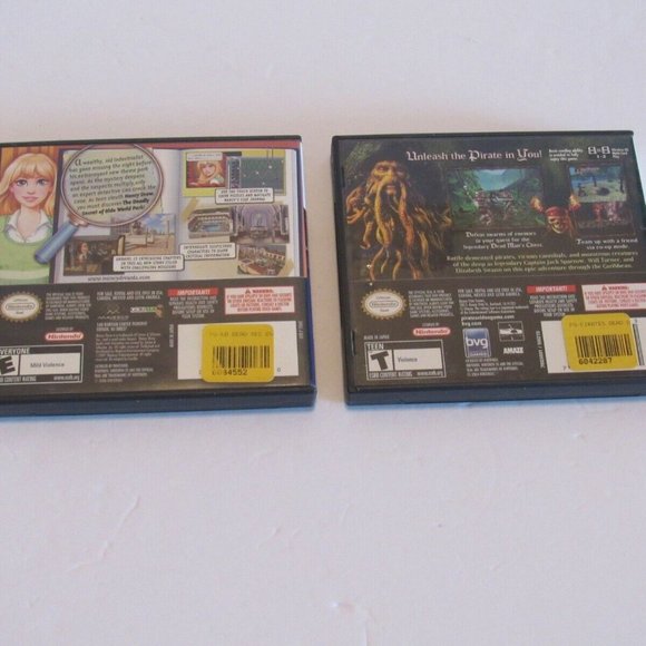 Vintage Nintendo DS Games Nancy Drew and Pirates of the Caribbean Lot of 2 - Picture 3 of 3
